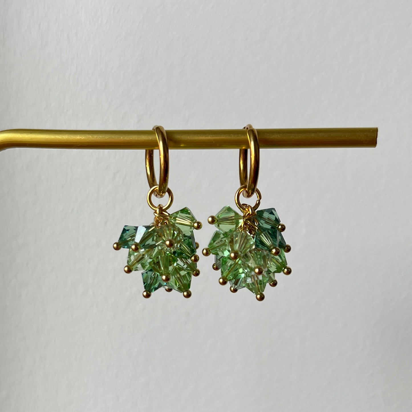 Crystal cluster -korvakorut