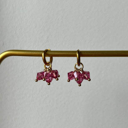 6 kristallia -korvakorut